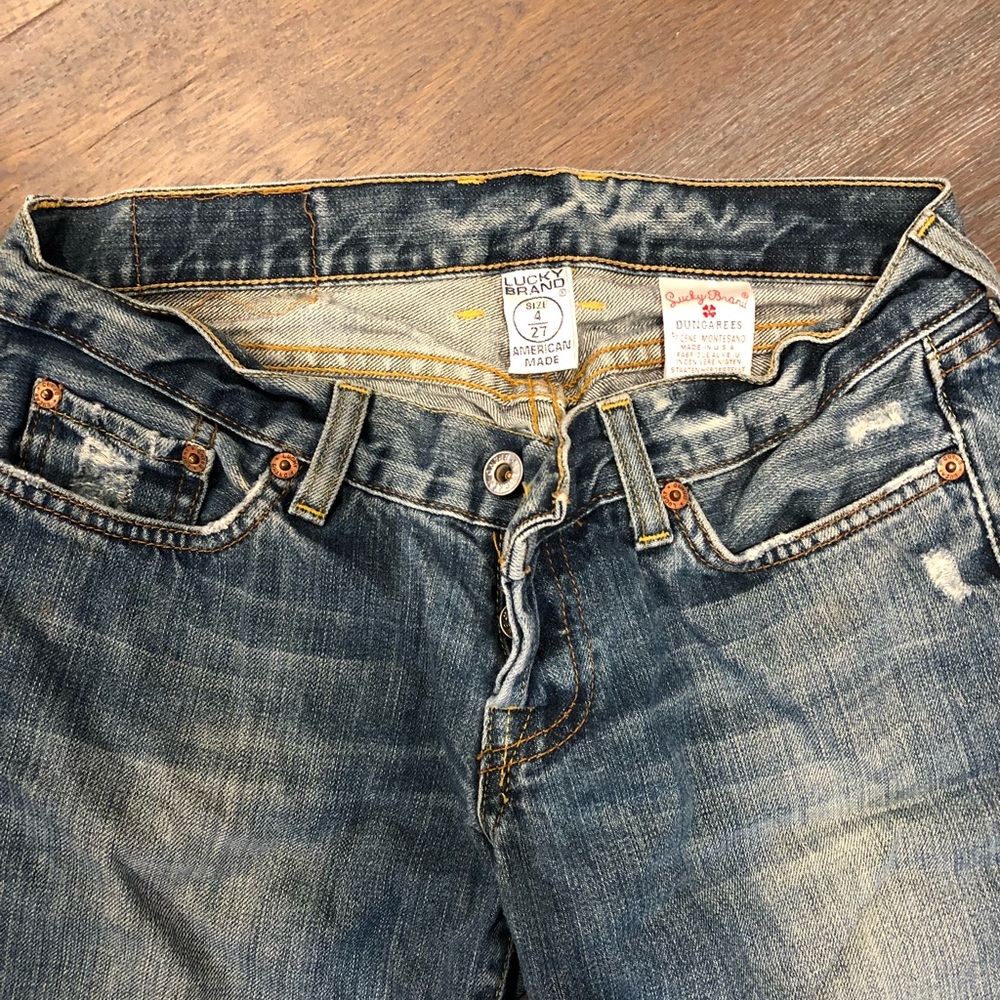 Lucky 🍀 women’s jeans - dungarees size 27/4 - Picture 2 of 3